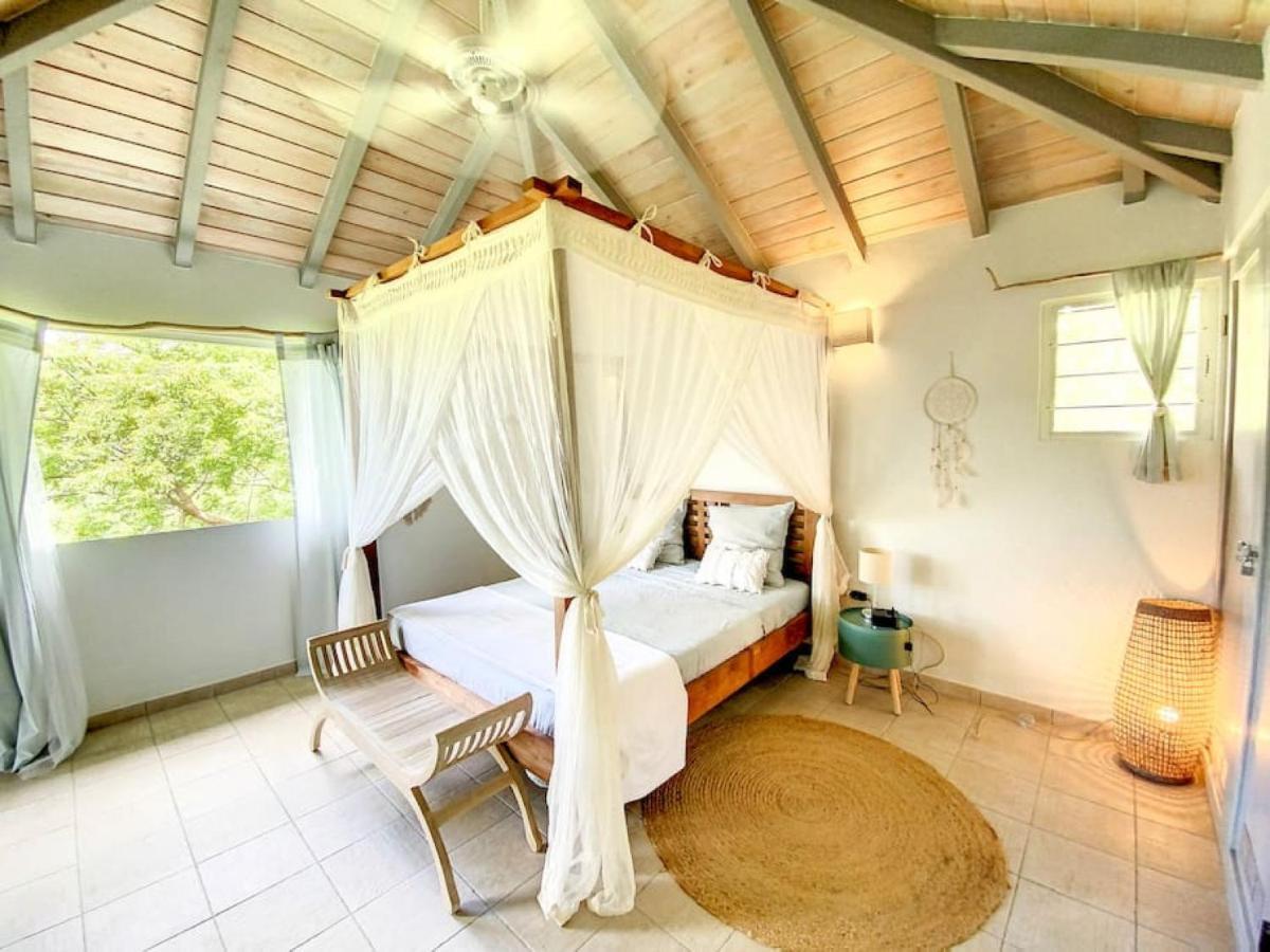 Aquamarine, Private Room In Villa Casa Blue Pool Sea View Koolbaai エクステリア 写真