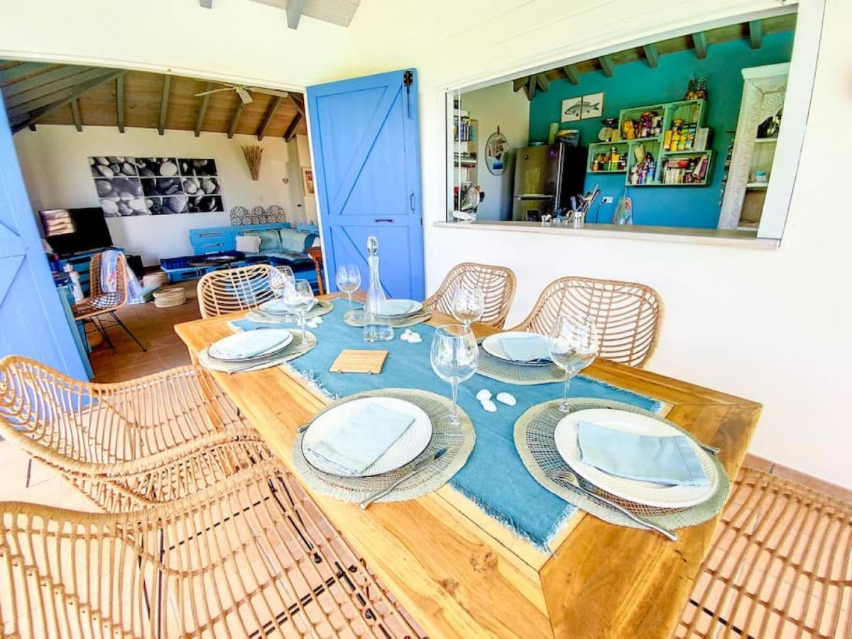 Aquamarine, Private Room In Villa Casa Blue Pool Sea View Koolbaai エクステリア 写真