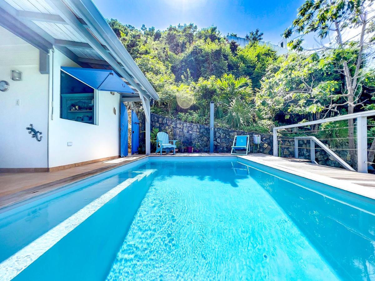 Aquamarine, Private Room In Villa Casa Blue Pool Sea View Koolbaai エクステリア 写真